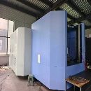 []韩国斗山NHP-8005卧式双工位加工中心，2024年出厂工作.